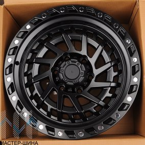 iWheel JT195-8 9.0x18/6x139.7 D110.1 ET0 MB+Silver Rivets
