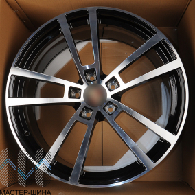 RGW Wheels RGW166 10.0x22/5x130 D71.56 ET48 Gloss Black Machine Face (��������)