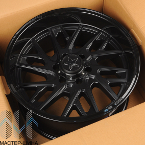 Luistone L2166 10.0x20/6x139.7 D106.1 ET-18 Gloss Black Lip+Satin Black Face