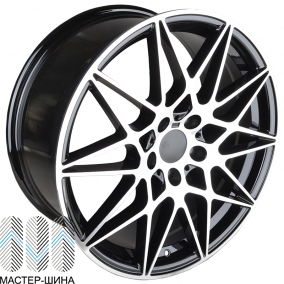 Zumbo Wheels F7760 9.5x19/5x120 D72.6 ET38 BLACK MACHINE FACE