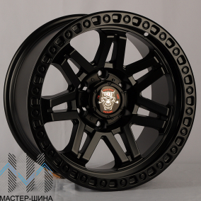 Anzoo FBX053-7 9.0x17/6x139.7 D110.1 ET0 Matt Black