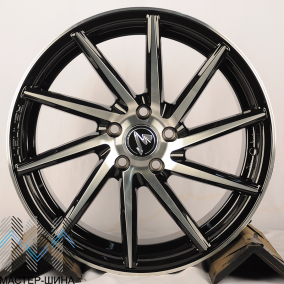 Makstton MST 622-2 right 7.5x17/5x105 D73.1 ET38 Black Machine Face