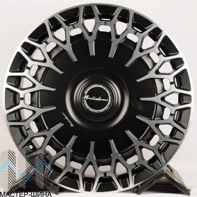 KoKo Kuture 131 8.0x20/6x139.7 D92.5 ET46 Matt Black Polished Face