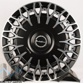 KoKo Kuture 131 8.0x20/6x139.7 D92.5 ET46 Matt Black Polished Face