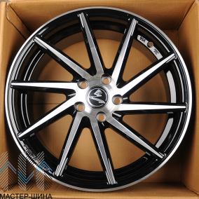 Makstton MST 622-2 right 7.5x17/5x105 D73.1 ET38 Black Machine Face