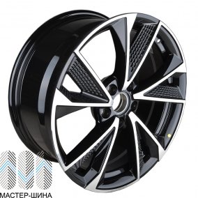 KoKo Kuture SL532 7.5x17/5x112 D66.45 ET38 Gloss Black Face