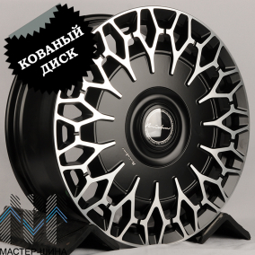 KoKo Kuture 131 8.0x20/6x139.7 D92.5 ET46 Matt Black Polished Face