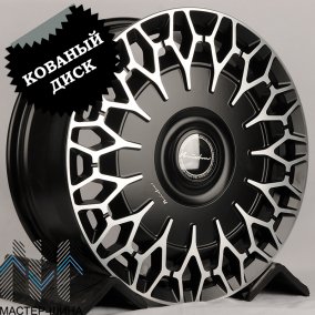 KoKo Kuture 131 8.0x20/6x139.7 D92.5 ET46 Matt Black Polished Face