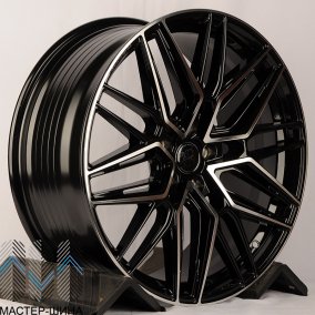 KoKo Kuture FF581 8.5x20/5x114.3 D73.1 ET35 Gloss Black + Maching Face
