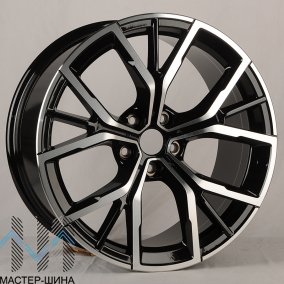 Anzoo H3010D 9.0x19/5x112 D66.6 ET44 Black Machine Face