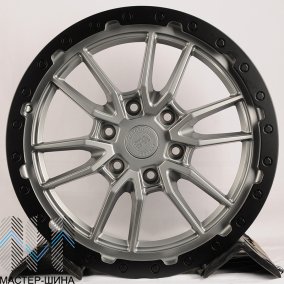 KoKo Kuture 111 8.0x19/6x139.7 D106.1 ET25 Matt Graphite Inside Rim Satin Black