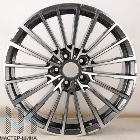 Powcan BK5569 10x20/5x120 D72.56 ET35 Dark Gunmetal Machine Face+Powder Coating