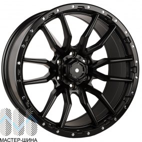 KoKo Kuture 6098 9.0x18/6x139.7 D106.2 ET10 FULL SATIN BLACK+MILLING HOLES