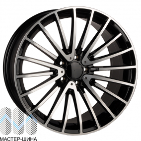 KoKo Kuture 0235 8.5x19/5x112 D66.6 ET38 Gloss Black Machined Face