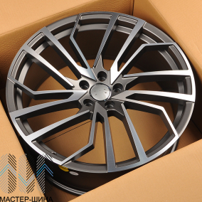 KoKo Kuture 0386 9.0x21/5x112 D66.5 ET30 Satin Gunmetal Machined Face 