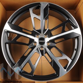 RGW Wheels RGW116 9.5x22/5x108 D63.4 ET38 Matte Black Machine Face