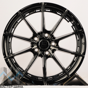 KoKo Kuture FF586 8.0x18/5x112 D66.45 ET38 Full Gloss Black