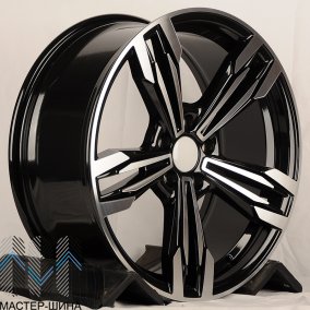 KoKo Kuture 5111 10.0x20/5x120 D72.56 ET35 Black Machine Face