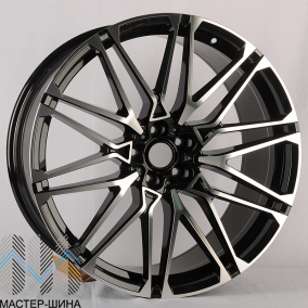 Anzoo H996D 10.5x22/5x112 D66.56 ET43 Black Machined Face