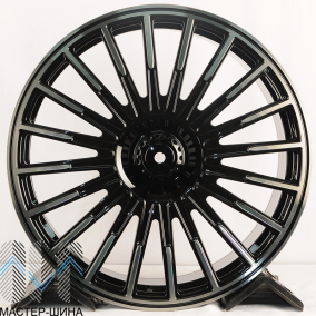 RGW Wheels RGW204 10.0x22/5x130 D84.1 ET33 BKF/Black Clear