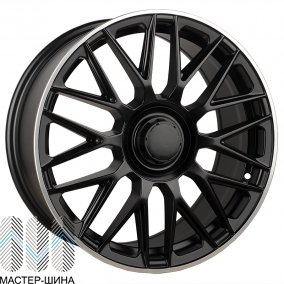 KoKo Kuture YF1118 8.0x18/5x112 D66.6 ET45 Matt Black Machined Lip (��������)