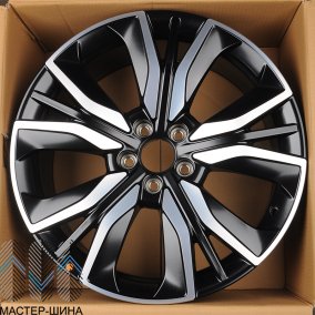 Anzoo 16066 8.0x20/5x114.3 D66.4 ET45 Black Machine Face