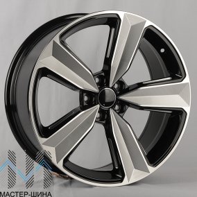 iWheel XL8018 7.5x17/5x100 D73.1 ET35 Black Machined Face