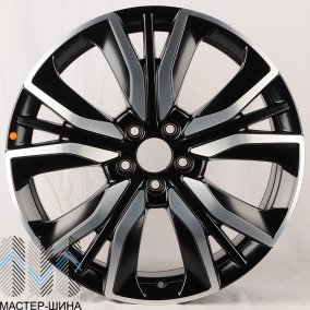 Anzoo 16066 8.0x20/5x114.3 D66.4 ET45 Black Machine Face