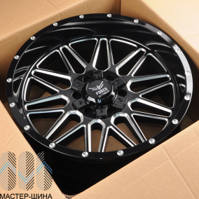 Zumbo Wheels F44 10.0x20/12x135x139.7 D106.1 ET-12 Black/Milled