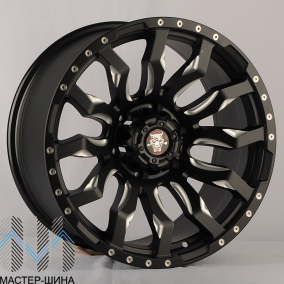 Zumbo Wheels F4427 9.0x18/6x139.7 D110.1 ET0 Matt Black + Milling Spoke Milling Rivet