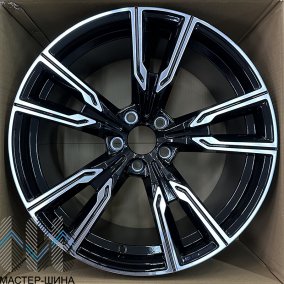 Anzoo H946D 11.0x20/5x112 D66.6 ET35 Black Machine Face
