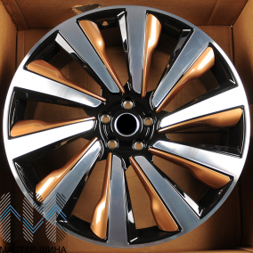 RGW Wheels RGW708R 9.5x23/5x120 D72.56 ET38 Gloss Black Machine Face+Trim Strip (������) (�����)