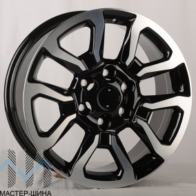 Anzoo H962D 7.5x18/6x139.7 D106.2 ET25 Black Machine Face