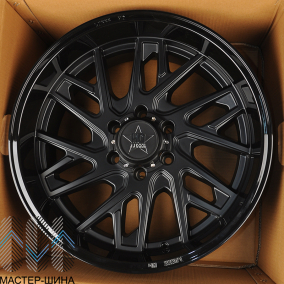Luistone L2166 10.0x20/6x139.7 D106.1 ET-18 Gloss Black Lip+Satin Black Face