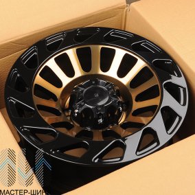 Makstton N40-007 8.0x16/6x139.7 D106.1 ET0 Black BottomBronze Machine Face