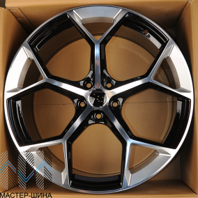 Powcan Y1090 9.5x21/5x112 D66.6 ET30 NEW BKF