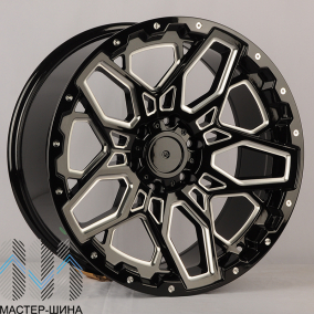 Zumbo Wheels F8531 9.5x20/6x139.7 D106.1 ET12 Gloss Black Milled