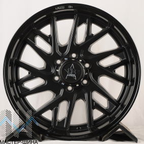 Luistone L2166 10.0x20/6x139.7 D106.1 ET-18 Gloss Black Lip+Satin Black Face