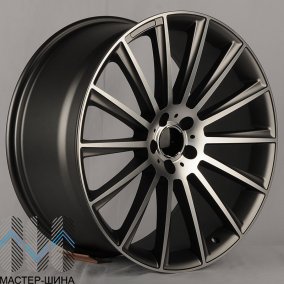 HMD 7012 10.0x21/5x112 D66.6 ET45 Matt Grey Machine Face