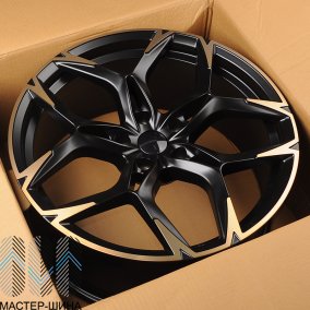 Koko Kuture 544 8.5x19/5x112 D57.1 ET38 Satin Black+Machined Spoke+Bronze Coating