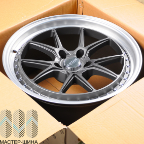 Makstton FF-202 8.5x18/5x112 D66.6 ET35 Matte Graphite Grey Polish Lip