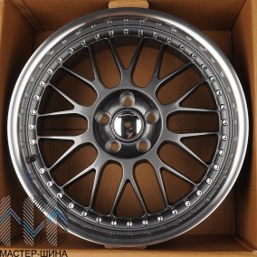 Makstton MST-ROYAL-686 8.0x18/5x108 D73.1 ET38 Gunmetal Polish Lip With Electroplated Rivet