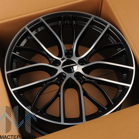 Powcan 5733 9.5x19/5x120 D72.6 ET35 Matte Black Polish