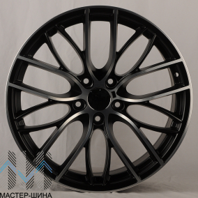 Powcan 5733 9.5x19/5x120 D72.6 ET35 Matte Black Polish