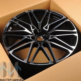 Anzoo H996D 10.5x22/5x112 D66.56 ET43 Black Machined Face