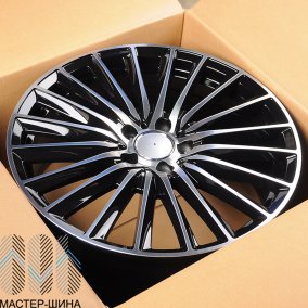Powcan BK5909 8.0x19/5x112 D66.56 ET40 Black Machined Face+Powder Coat 