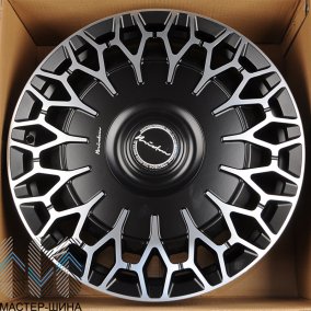 KoKo Kuture 131 8.0x20/6x139.7 D92.5 ET46 Matt Black Polished Face