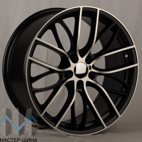 Powcan 5733 9.5x19/5x120 D72.6 ET35 Matte Black Polish