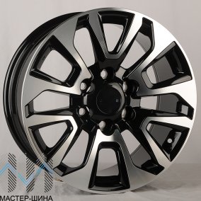 Anzoo H887D 8.5x20/6x139.7 D106.1 ET25 Black Machined Face