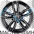 Zumbo Wheels F6356 8.5x19/5x112 D66.6 ET35 Black Silver Face Machine